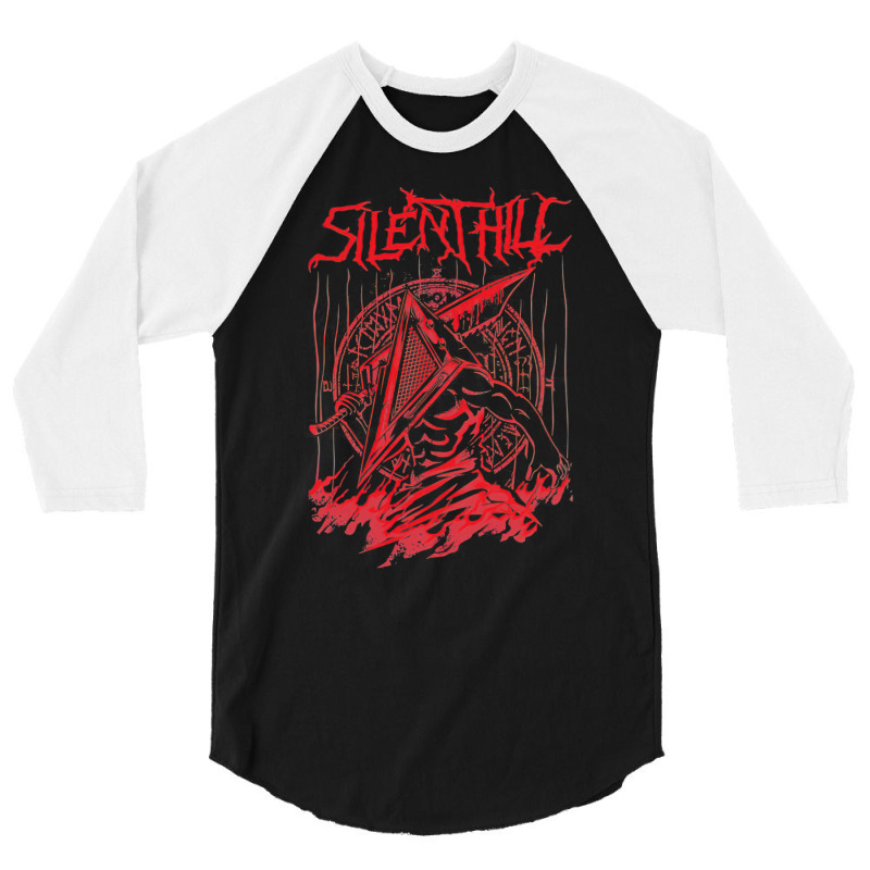 Silent Red Thing 3/4 Sleeve Shirt by asaberazretk | Artistshot