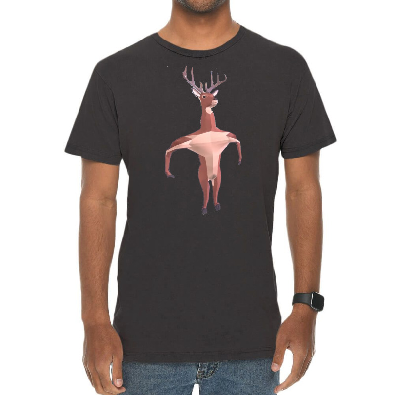 Running Deer Simulator Funny Gift Vintage T-Shirt by gemmyilkanet | Artistshot