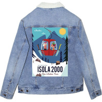 Isola 2000 Unisex Sherpa-lined Denim Jacket | Artistshot