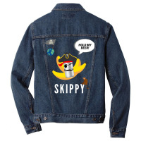 Skippy   Hold My Beer   Expeditionary Force. Men Denim Jacket | Artistshot