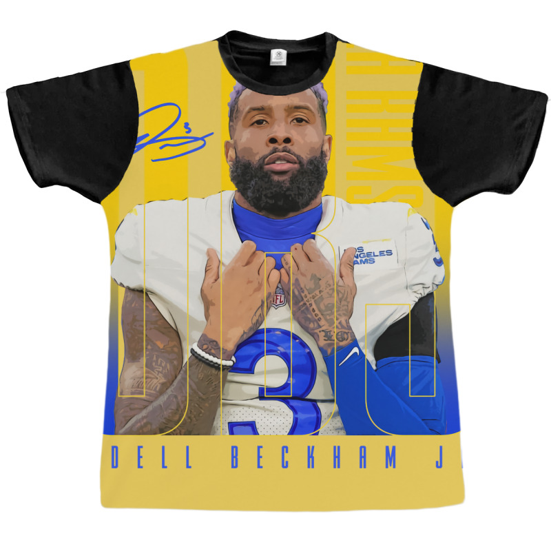 Odell Beckham Vintage Nostalgia  (1) (1) Graphic T-shirt by juancotamh | Artistshot