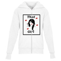 That Girl Youth Zipper Hoodie | Artistshot