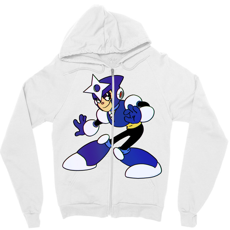 Toony Shadow Man Zipper Hoodie | Artistshot