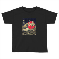 Retro Concept Japanese Painting The Great Wave Off Kanagawa Toddler T-shirt | Artistshot