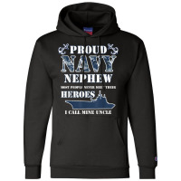 Proud Navy Nephew T Shirts Champion Hoodie | Artistshot