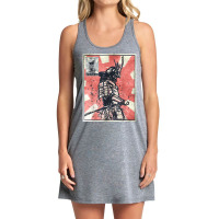 Samurai Warrior Bushido Vintage Retro Japanese Aesthetic Tank Dress | Artistshot