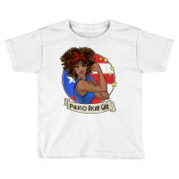 Puerto Rican Girl Strong T Shirt Puerto Rico Pride Boricua Toddler T-shirt | Artistshot