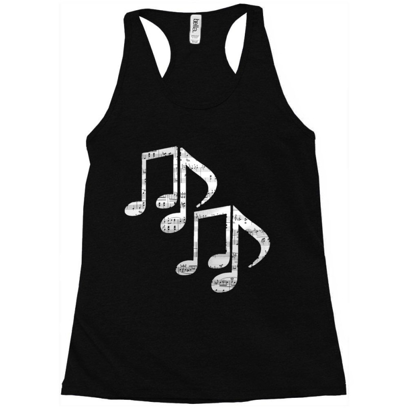 Music Notes Classic Racerback Tank by JennyDammarell | Artistshot