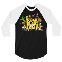 Rock, Flag,  Eagle Nature Cute  (1) 3/4 Sleeve Shirt | Artistshot