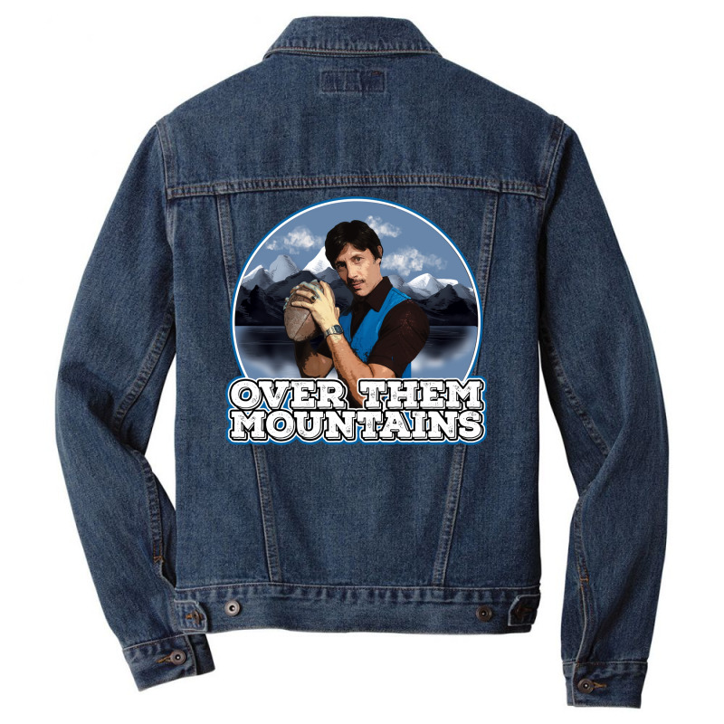 Uncle Rico  Over Them Mountains  Napoleon Gift Vintage Men Denim Jacket | Artistshot