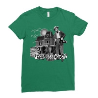 The Ghost And Mr Chicken Music Nostalgia Ladies Fitted T-shirt | Artistshot