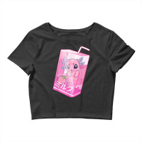 Axolotl Strawberry Milk Shake Carton With Pastel Axolotl Crop Top | Artistshot