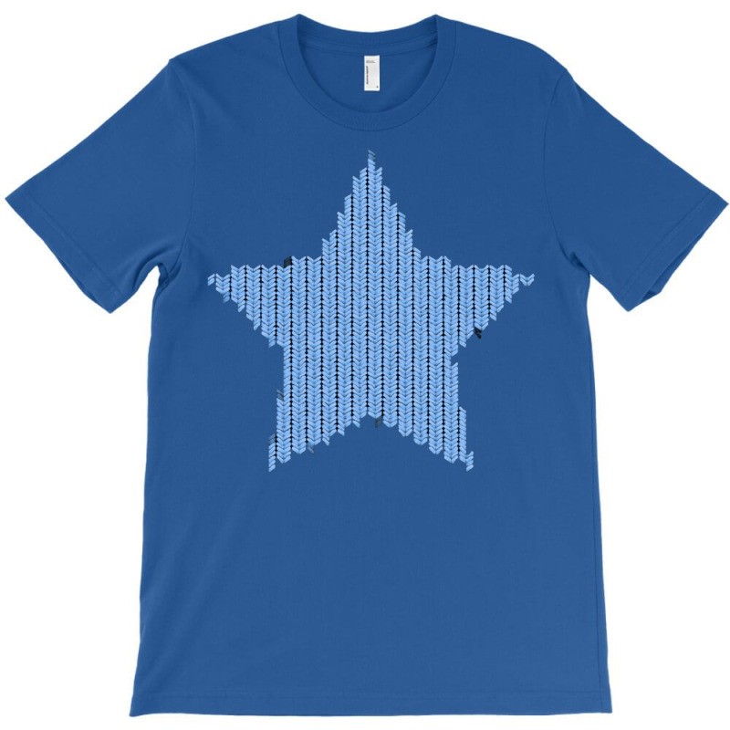 Knitted Blue Star Kids Pullover Humor T-Shirt by orriabijli6 | Artistshot