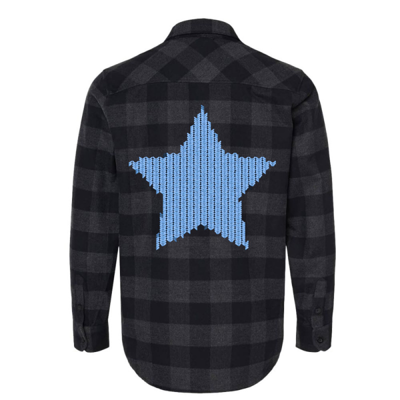 Knitted Blue Star Kids Pullover Humor Flannel Shirt by orriabijli6 | Artistshot