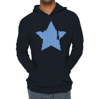 Knitted Blue Star Kids Pullover Humor Lightweight Hoodie | Artistshot