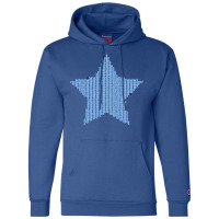 Knitted Blue Star Kids Pullover Humor Champion Hoodie | Artistshot