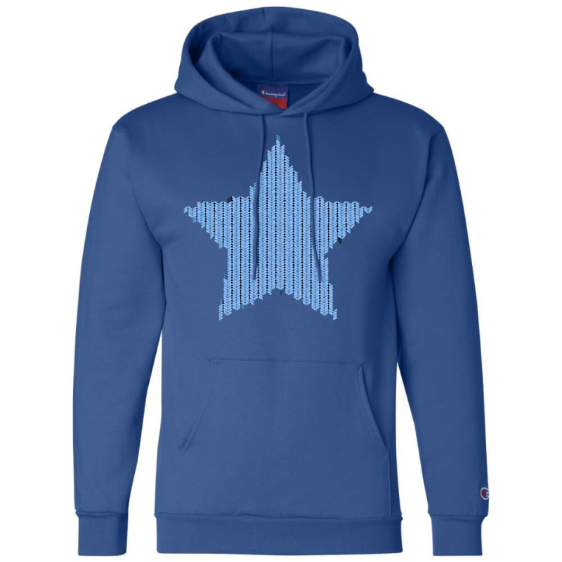 Knitted Blue Star Kids Pullover Humor Champion Hoodie by orriabijli6 | Artistshot