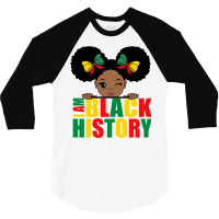 I'm Black History Black History Month Cute Black Kid Toddler T Shirt 3/4 Sleeve Shirt | Artistshot