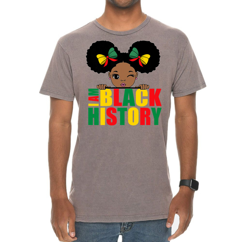 I'm Black History Black History Month Cute Black Kid Toddler T Shirt Vintage T-Shirt by TeaMenShop | Artistshot