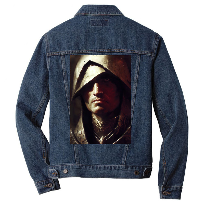 Warrior Of A Fantasy World 2 Men Denim Jacket | Artistshot