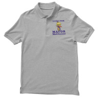 Vote For Mayor Mccheese  Vintage Humor Summer Men's Polo Shirt | Artistshot