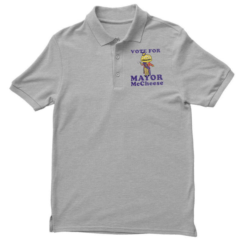 Vote For Mayor Mccheese  Vintage Humor Summer Men's Polo Shirt | Artistshot