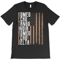 Retired Mens Us Army Military Veteran Phonetic Alphabet T Shirt T-shirt | Artistshot