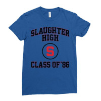 Slaughter High Class Of 86 (variant) Ladies Fitted T-shirt | Artistshot