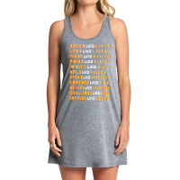 Inspirational Black History Influential Black Leaders Text Tank Top Tank Dress | Artistshot