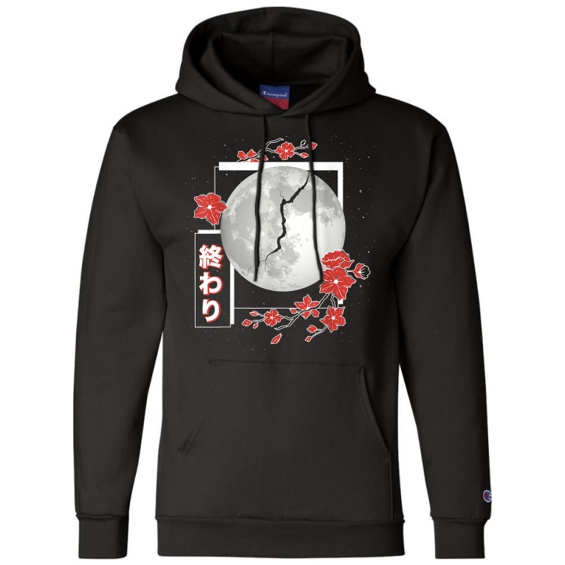 Japanese Aesthetic Moon Split Girls Soft Grunge Men Women Champion Hoodie | Artistshot