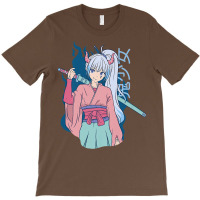 Japanese Anime Demon Samurai Ninja Girl Katana Sword Premium T-shirt | Artistshot