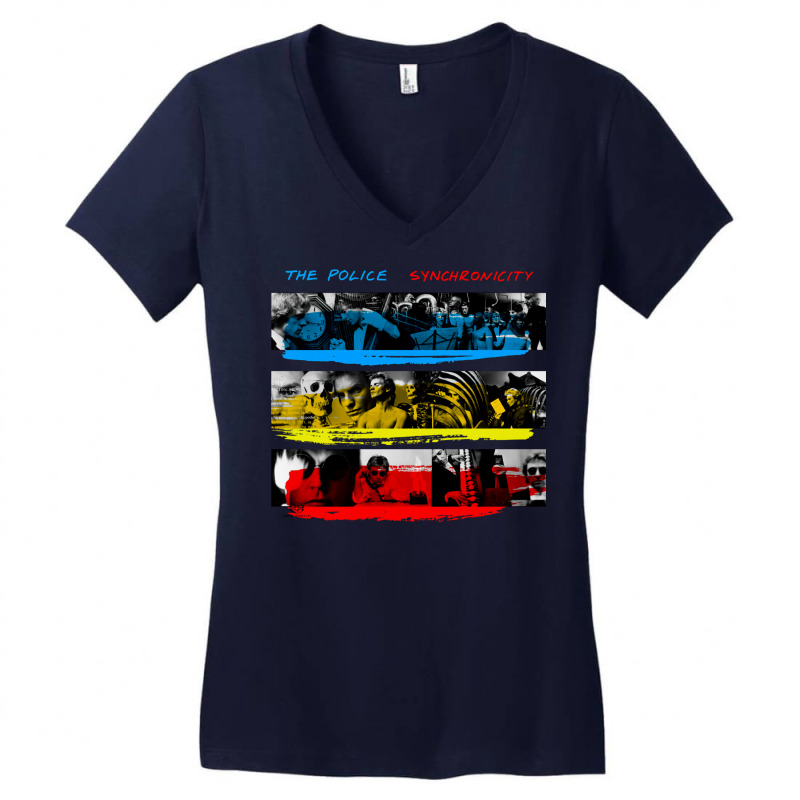 The Police Synchronicity Album Women's V-Neck T-Shirt by albkrysidickm | Artistshot