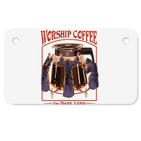 Worship Love Stars Motorcycle License Plate | Artistshot