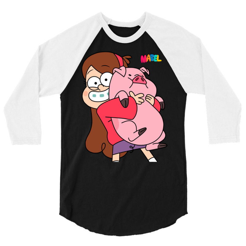 Mabel Sticker 2. Gravity Falls Mask Gravity Kids Pullover Gift 3/4 Sleeve Shirt by nanedohoomae | Artistshot