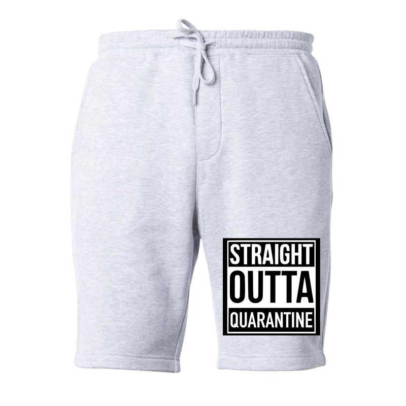 Straight Outta Quarantine Fleece Short by jorsievinettc | Artistshot