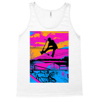 Lets Fly  Stunt Scooter Kids Pullover Yellow Tank Top | Artistshot