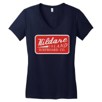 Kildare Island Surf Women's V-neck T-shirt | Artistshot