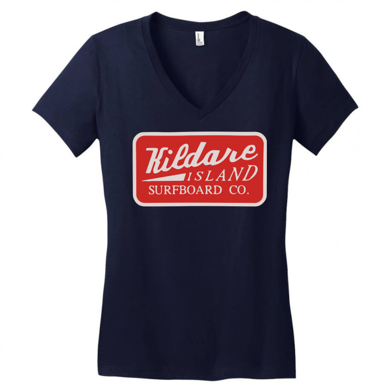 Kildare Island Surf Women's V-Neck T-Shirt by youshatabaank | Artistshot