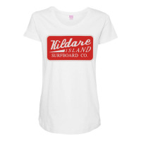 Kildare Island Surf Maternity Scoop Neck T-shirt | Artistshot