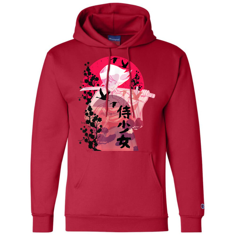 Japanese Art Samurai Vintage Fighter Retro Design T Shirt Champion Hoodie | Artistshot