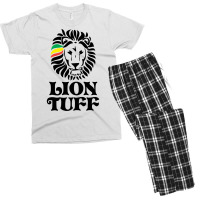 Lion Tuff Stk Blk Kids Pullover Blue Men's T-shirt Pajama Set | Artistshot