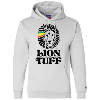 Lion Tuff Stk Blk Kids Pullover Blue Champion Hoodie | Artistshot