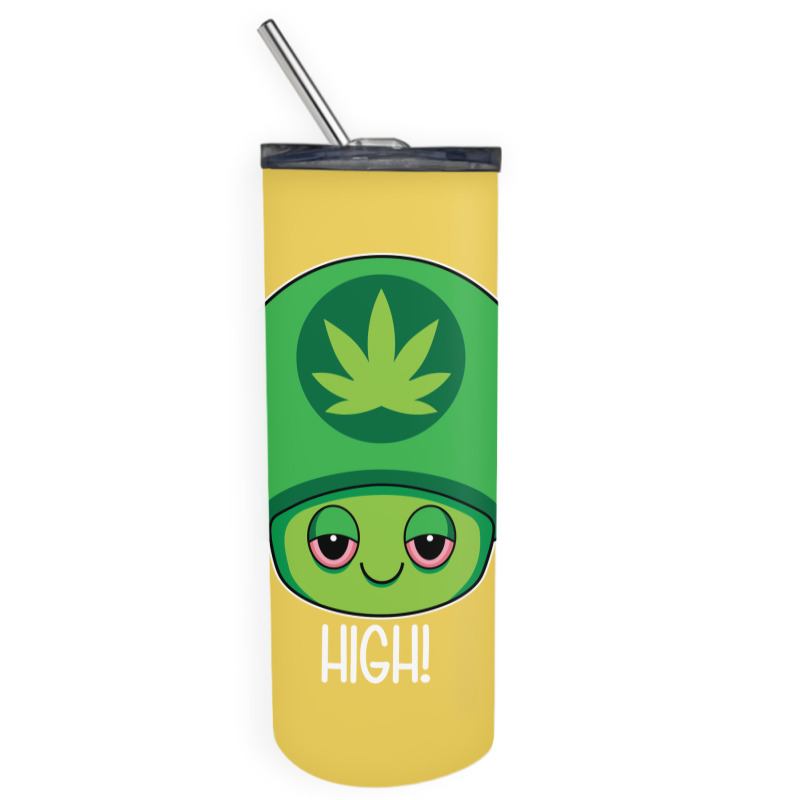 Weed Mushroom Vintage Travel Skinny Tumbler | Artistshot