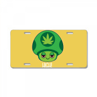 Weed Mushroom Vintage Travel License Plate | Artistshot