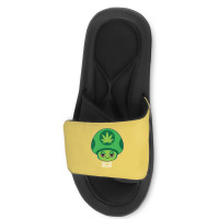 Weed Mushroom Vintage Travel Slide Sandal | Artistshot