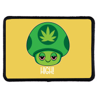 Weed Mushroom Vintage Travel Rectangle Patch | Artistshot