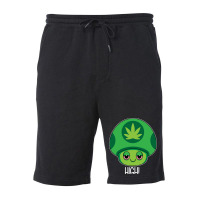 Weed Mushroom Vintage Travel Fleece Short | Artistshot