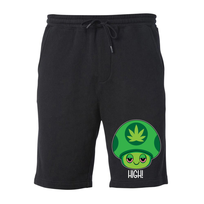 Weed Mushroom Vintage Travel Fleece Short | Artistshot