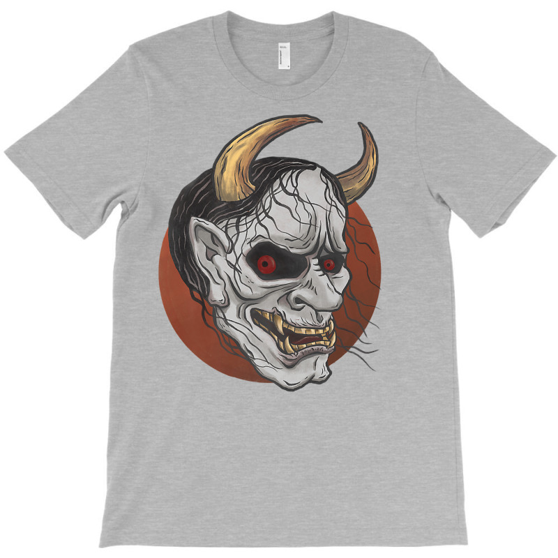 Japanese Hannya Mask Demon Or Oni  Aesthetic Tattoo Premium T-shirt | Artistshot