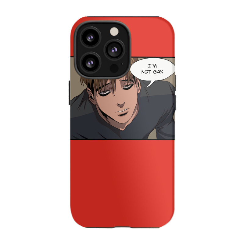 Killing Stalking   Sangwoo I'm Not Gay Iphone 13 Pro Case | Artistshot